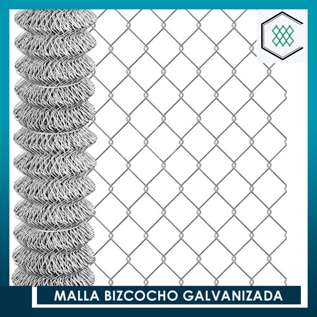 MALLA BIZCOCHO GALVANIZADA X&nbsp;25M