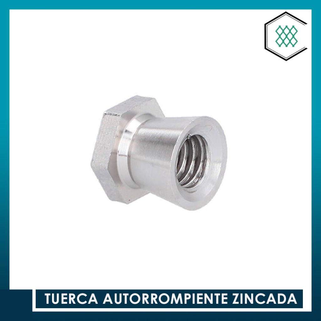 TUERCA AUTOROMPIENTE ZINCADA